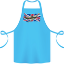 Hawker Hurricane with the Union Jack Cotton Apron 100% Organic Turquoise