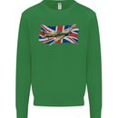 Hawker Hurricane with the Union Jack Kids Sweatshirt Jumper Irish Green