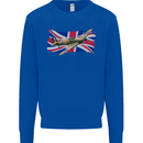 Hawker Hurricane with the Union Jack Kids Sweatshirt Jumper Royal Blue