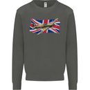 Hawker Hurricane with the Union Jack Kids Sweatshirt Jumper Storm Grey