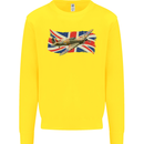 Hawker Hurricane with the Union Jack Kids Sweatshirt Jumper Yellow
