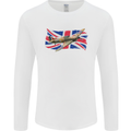 Hawker Hurricane with the Union Jack Mens Long Sleeve T-Shirt White