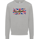 Hawker Hurricane with the Union Jack Mens Sweatshirt Jumper Sports Grey