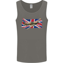 Hawker Hurricane with the Union Jack Mens Vest Tank Top Charcoal
