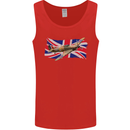 Hawker Hurricane with the Union Jack Mens Vest Tank Top Red