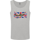 Hawker Hurricane with the Union Jack Mens Vest Tank Top Sports Grey
