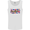 Hawker Hurricane with the Union Jack Mens Vest Tank Top White