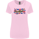 Hawker Hurricane with the Union Jack Womens Wider Cut T-Shirt Light Pink
