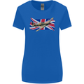 Hawker Hurricane with the Union Jack Womens Wider Cut T-Shirt Royal Blue