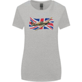 Hawker Hurricane with the Union Jack Womens Wider Cut T-Shirt Sports Grey
