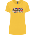 Hawker Hurricane with the Union Jack Womens Wider Cut T-Shirt Yellow