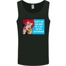He's out on His Motorbike Biker Motorcycle Mens Vest Tank Top Black