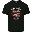 Head Power Motorcycle Motorbike Biker Mens Cotton T-Shirt Tee Top Black