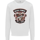 Head Power Motorcycle Motorbike Biker Mens Sweatshirt Jumper White