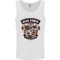 Head Power Motorcycle Motorbike Biker Mens Vest Tank Top White