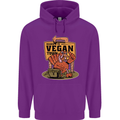 Heading to Vegan Town Funny Turkey Childrens Kids Hoodie Purple