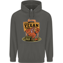 Heading to Vegan Town Funny Turkey Childrens Kids Hoodie Storm Grey