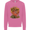 Heading to Vegan Town Funny Turkey Mens Sweatshirt Jumper Azalea