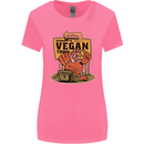 Heading to Vegan Town Funny Turkey Womens Wider Cut T-Shirt Azalea