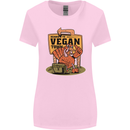 Heading to Vegan Town Funny Turkey Womens Wider Cut T-Shirt Light Pink