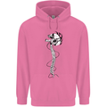 Headphone Wearing Skull Spine Childrens Kids Hoodie Azalea