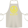 Headphones DJ Life Acid Face Vinyl Decks Cotton Apron 100% Organic Natural