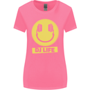 Headphones DJ Life Acid Face Vinyl Decks Womens Wider Cut T-Shirt Azalea