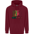 Healthy Green Hearted Avocado Funny Health Childrens Kids Hoodie Maroon