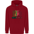 Healthy Green Hearted Avocado Funny Health Childrens Kids Hoodie Red