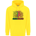 Healthy Green Hearted Avocado Funny Health Childrens Kids Hoodie Yellow