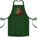 Healthy Green Hearted Avocado Funny Health Cotton Apron 100% Organic Forest Green