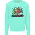 Healthy Green Hearted Avocado Funny Health Kids Sweatshirt Jumper Peppermint