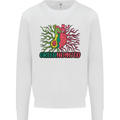 Healthy Green Hearted Avocado Funny Health Kids Sweatshirt Jumper White