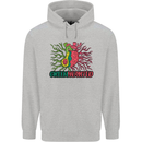 Healthy Green Hearted Avocado Funny Health Mens 80% Cotton Hoodie Sports Grey