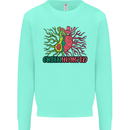 Healthy Green Hearted Avocado Funny Health Mens Sweatshirt Jumper Peppermint