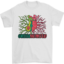 Healthy Green Hearted Avocado Funny Health Mens T-Shirt Cotton Gildan White