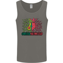 Healthy Green Hearted Avocado Funny Health Mens Vest Tank Top Charcoal