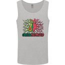 Healthy Green Hearted Avocado Funny Health Mens Vest Tank Top Sports Grey