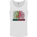 Healthy Green Hearted Avocado Funny Health Mens Vest Tank Top White