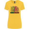 Healthy Green Hearted Avocado Funny Health Womens Wider Cut T-Shirt Yellow