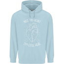 Heart Attack Recovery Survivor Childrens Kids Hoodie Light Blue