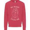Heart Attack Recovery Survivor Kids Sweatshirt Jumper Heliconia