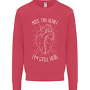 Heart Attack Recovery Survivor Kids Sweatshirt Jumper Heliconia