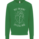 Heart Attack Recovery Survivor Kids Sweatshirt Jumper Irish Green