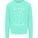 Heart Attack Recovery Survivor Kids Sweatshirt Jumper Peppermint
