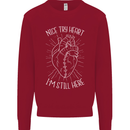 Heart Attack Recovery Survivor Kids Sweatshirt Jumper Red