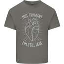 Heart Attack Recovery Survivor Kids T-Shirt Childrens Charcoal