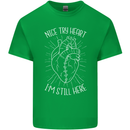 Heart Attack Recovery Survivor Kids T-Shirt Childrens Irish Green