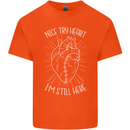 Heart Attack Recovery Survivor Kids T-Shirt Childrens Orange
