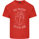 Heart Attack Recovery Survivor Kids T-Shirt Childrens Red
